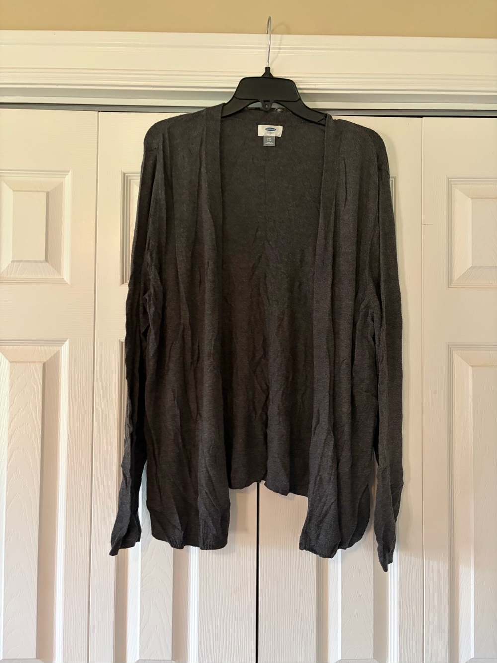 Old Navy Open-Front Cardigan in Dark Gray